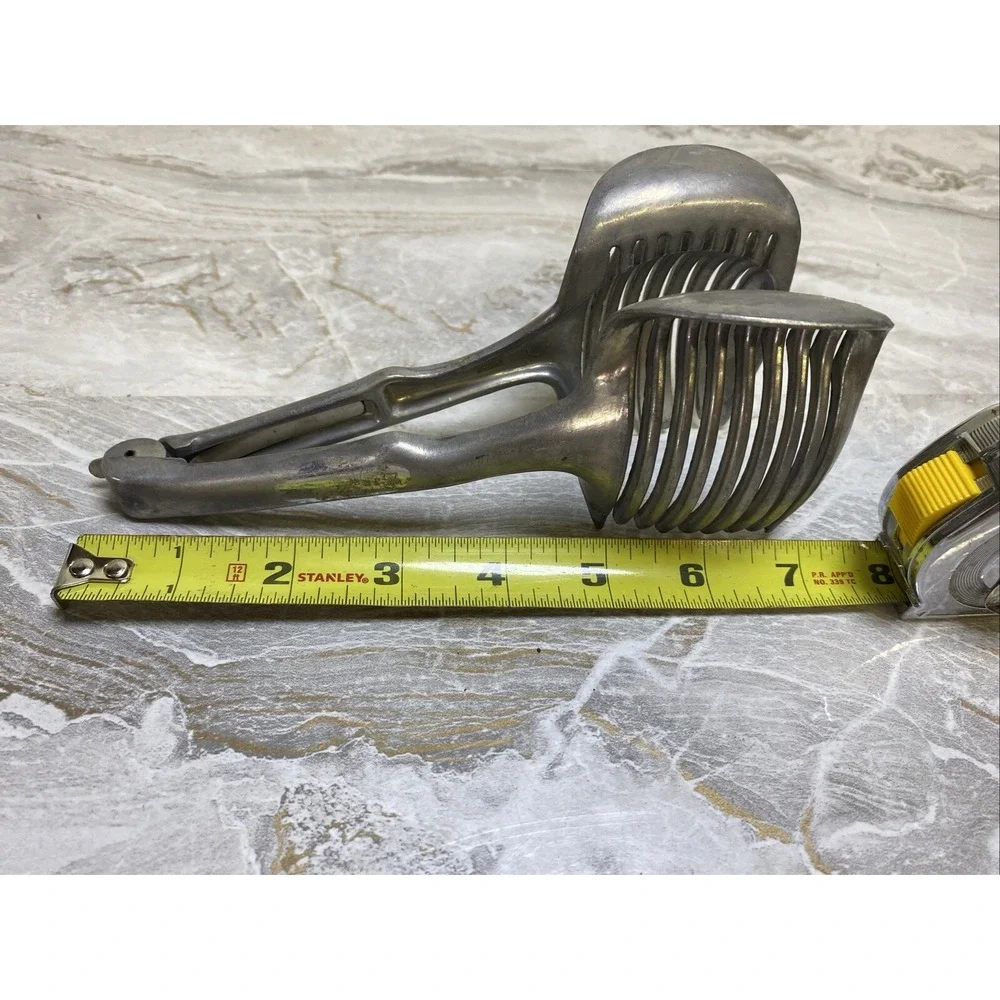 Vintage Kitchen Tomato Slicer Egg Fruit Slicer Holder For Even Slicing Taiwan
